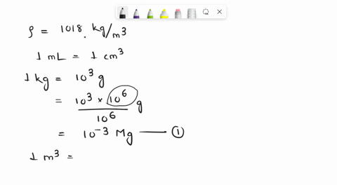 the-density-of-nuclear-matter-is-about-1018-kgm3-given-that-1-ml-is-equal-in-volume-to-cm3-what-is-the-density-of-nuclear-matter-in-megagrams-per-microliter-that-is-mgl-94849