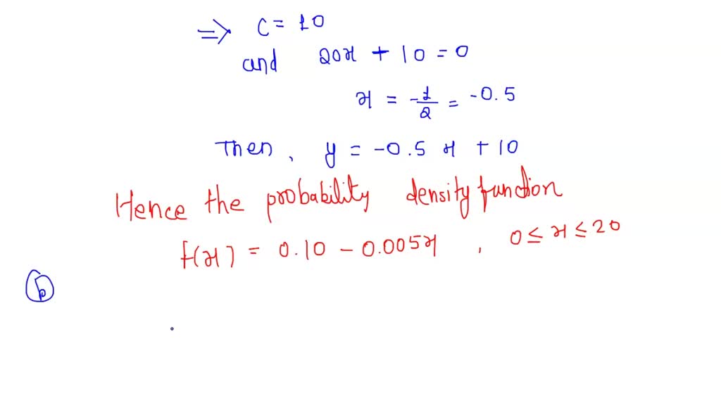 SOLVED: The following graph of the probability density function of ...