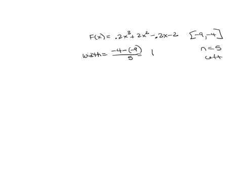 approximate-the-area-under-the-graph-of-ffx-02x-2x-02x-2-over-the-interval-i-9-4-using-5-subintervals-use-the-ieft-endpoints-to-find-the-heights-of-the-rectangles-the-area-is-approximately-s-27791