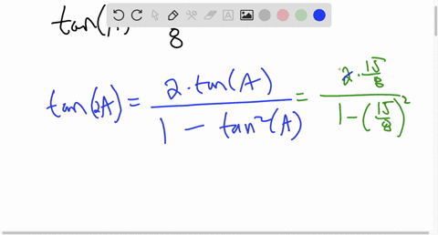 find-tan2a-if-tana158-and-a-is-in-quadrant-1-73323