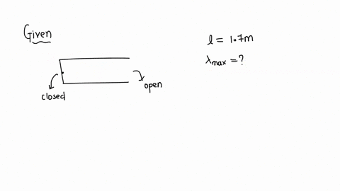 an-organ-pipe-closed-at-one-end-and-open-at-the-other-has-a-length-of-17-m-a-what-is-the-longest-possible-wavelength-for-the-interfering-sound-waves-that-can-form-a-standing-wave-in-this-pip-29636