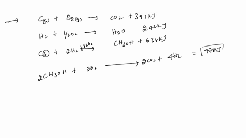 the-combustion-of-methanol-is-shown-by-the-following-equation-2chz-ohn3o2g2co2g4hog-i-given-the-heat-of-formation-data-which-follows-a-find-the-heat-of-reaction-for-the-equation-above-1-mark-43968