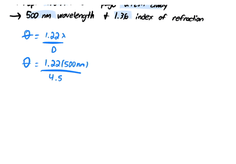 if-the-pupil-of-your-eye-is-45-mm-in-diameter-when-reading-a-page-held-29-cm-from-your-eye-what-is-the-minimum-separation-of-adjacent-dots-that-can-be-resolved-assume-light-with-a-wavelength-05944