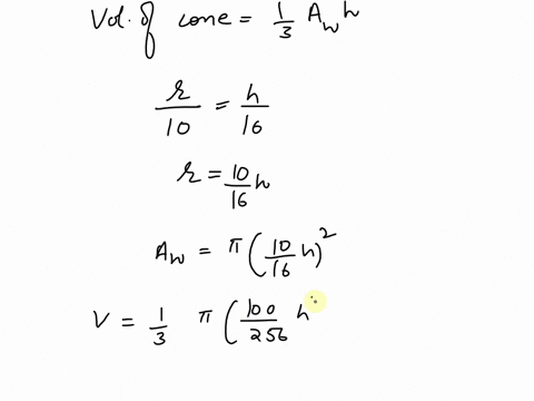 point-the-tank-in-the-form-of-a-right-circular-cone-of-radius-10-feet-and-height-16-feet-standing-on-its-end-vertex-down-is-leaking-through-a-circular-hole-of-radius-3-inches-assume-the-fric-12758