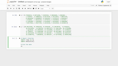 use-python-to-plot-the-given-data-and-generate-a-line-of-best-fit-xy-3745-10481-9507-35400-7320-23957-5987-21501-1560-6672-1560-18941-0581-6675-8662-25697-6011-27146-7081-20138-0206-6662-9699-24299-83