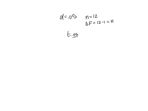 find-the-critical-valuedetermine-the-critical-values-for-a-two-tailed-test-of-a-population-mean-at-the-005-level-of-significance-based-on-a-sample-size-of-n-12-23968