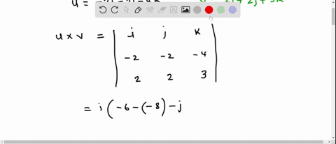find-the-length-and-direction-when-defined-of-uxv-and-vxu-u-2i-2j-4k-v-2i-2j-3k-luxvl-type-an-exact-answer-using-radicals-as-needed-56883