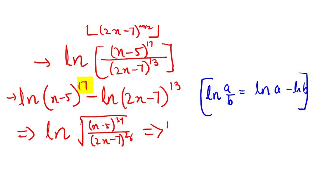 SOLVED: Point) (a) Using Laws Of Logarithms, Write The Expression Below ...