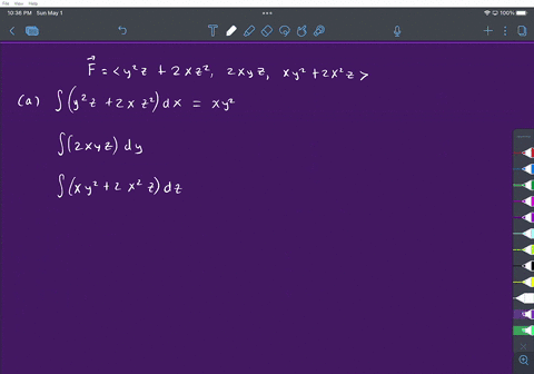 consider-f-and-c-below-fx-y-z-y2-z-2xz2i-2xyzj-xy2-2x2zk-c-x-sqrt-of-t-y-t-4-z-t2-0-t-1-a-find-a-function-f-such-that-f-f-fx-y-z-b-use-part-a-to-evaluate-c-f-dr-along-the-given-curve-c-07358