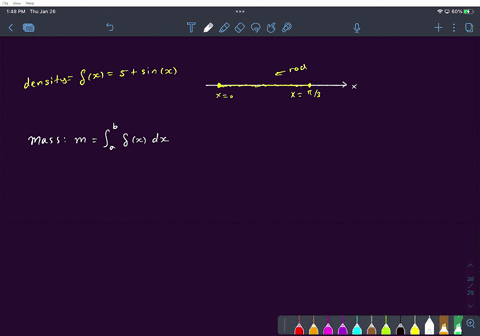 1-point-a-rod-with-density-x5sinx-in-mass-per-unit-length-lies-on-the-x-axis-between-x0-and-x3-find-the-center-of-mass-of-the-rod-45766
