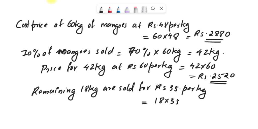 SOLVED A Shopkeeper Bought 30 Kg Of Ordinary Rice At Rupees 20 Per Kg solved-a-shopkeeper-bought-30-kg-of-ordinary-rice-at-rupees-20-per-kg