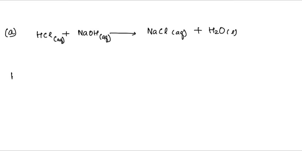 SOLVED Write separate, balanced equations for the following double