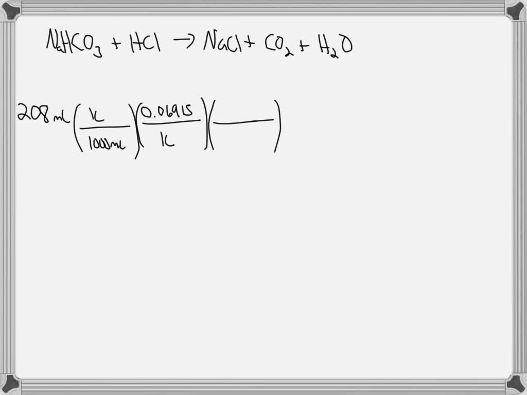 SOLVED Stomach acid, a dilute solution of HCl in water, can be