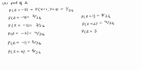 roll-two-fair-four-sided-dice-let-x-and-y-be-the-die-scores-from-the-1st-die-and-the-2nd-die-respectively-and-define-a-random-variable-z-x-y-a-find-the-pmf-of-z-b-draw-the-histogram-of-the-p-00696