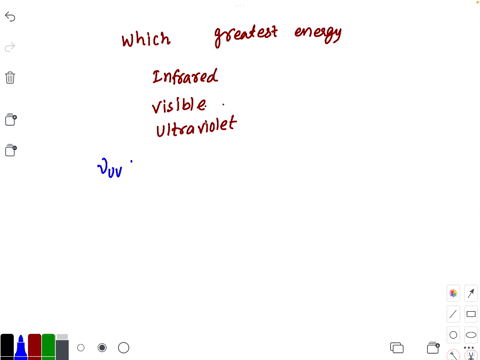 which-has-the-greatest-energy-a-photon-of-infrared-light-of-visible-light-or-of-ultraviolet-light-40898