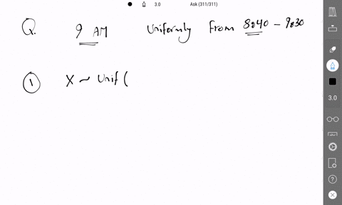 a-study-shows-that-employees-who-begin-their-workday-at-900-am-vary-their-times-of-arrival-uniformly-from-840-am-to-930-am-the-probability-that-a-randomly-chosen-employee-reports-to-work-bet-96107