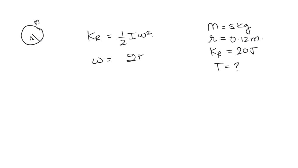 SOLVED A bowling ball of mass 5kg and radius r=0.12m is thrown with a