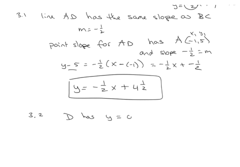 6-c-and-d-are-the-vertices-of-parallelogram-abcd-ln-tne-dlegram-below-1-5b-2-vertex-d-lics-on-the-x-exis-the-equation-of-bc-isx-zy-14-b20-a-i5-the-equation-of-line-ad-in-the-form-y-mx-31-det-40857