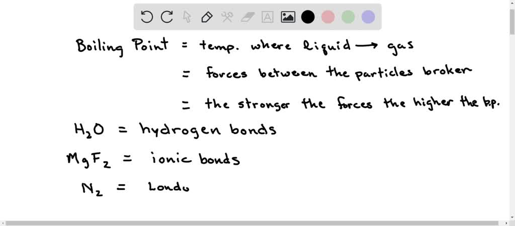 SOLVED: Based upon the intermolecular forces present, rank the ...