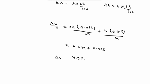 1-point-the-volume-of-a-cylinder-of-radius-r-and-height-h-is-v-tr2h-calculate-the-percentage-increase-in-v-if-r-is-increased-by-179-and-h-is-increased-by-15-hint-use-the-linear-approximation-59632