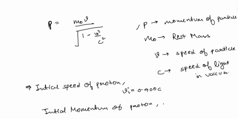 a-proton-has-momentum-with-magnitude-p0-when-its-speed-is-0400c-in-terms-of-p0-what-is-the-magnitude-of-the-protons-momentum-when-its-speed-is-doubled-to-0800c-45973