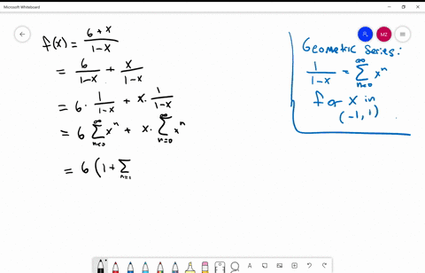 find-a-power-series-representation-for-the-function-give-your-power-series-representation-centered-at-x-0-6-x-fx-1-x-fx-6-7-n-1-determine-the-interval-of-convergence-enter-your-answer-using-33068