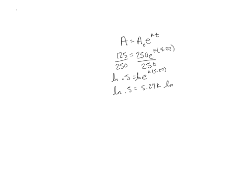 a-radioactive-isotope-and-its-associated-half-life-are-given-assume-that-it-decays-according-to-the-formula-at-a0ekt-where-a0-is-the-initial-amount-of-the-material-and-k-is-the-decay-constan-99778