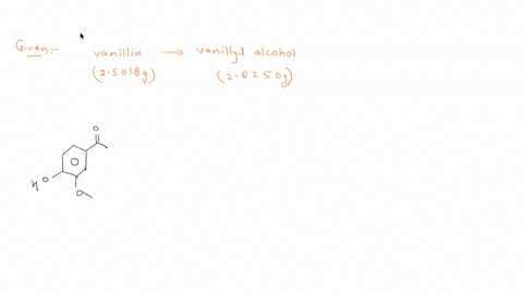 help-me-find-the-theoretical-yield-of-vanillyl-alcohol-i-got-28250-after-the-experiment-was-done-i-started-with-25018-g-og-vanillin-in-this-experiment-87143