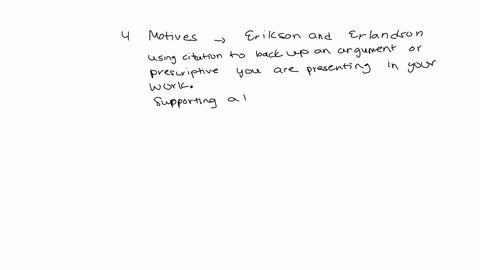 match-the-four-motives-to-cite-as-described-by-erikson-and-erlandson-with-their-appropriate-descriptions-citing-a-source-in-support-of-a-particular-line-of-reasoning-or-point-of-view-answer-29932