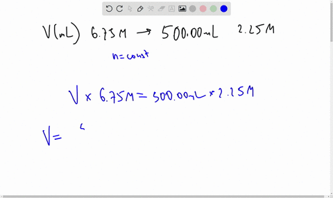what-volume-in-ml-of-a-675-m-solution-should-be-added-to-a-50000-ml-volumetric-flask-to-create-a-225-m-solution