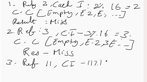 420-points-consider-a-series-of-address-references-given-as-word-addresses-2-3-11-16-21-13-64-48-19-11-3-22-4-27-6-and-11-assuming-a-direct-mapped-cache-with-16-one-word-blocks-that-is-initi-59394