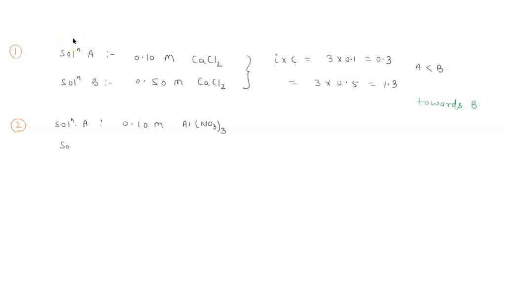 SOLVED A semipermeable membrane separates two aqueous solutions at 20