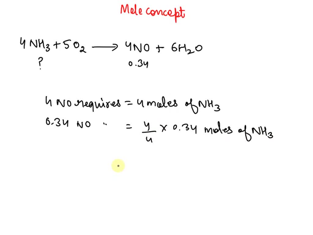 SOLVED: Question 6 (2 points) Molecule Molar Mass NH3 17.03 O2 32.00 NO ...