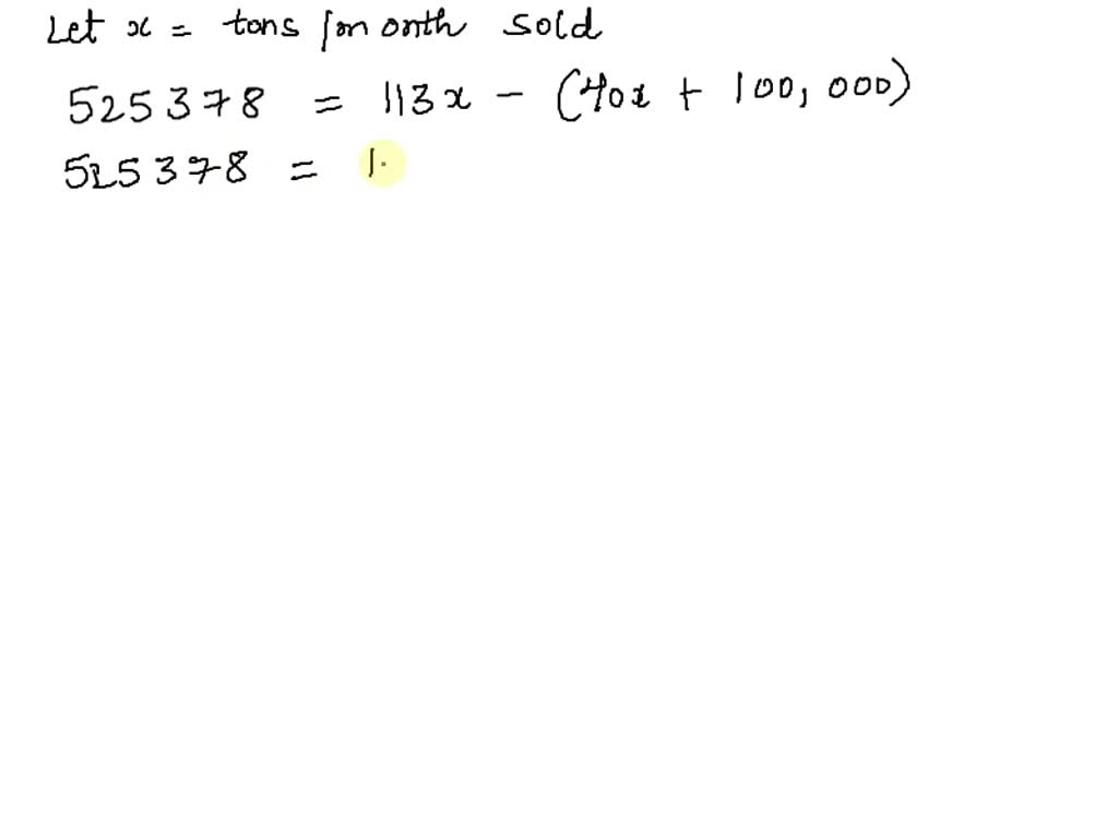 SOLVED A corn refining company produces corn gluten cattle feed at a