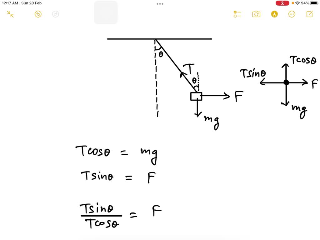 SOLVED In The Figure Below A 3 12E 4 Kg Mass Is Hanging From A Length