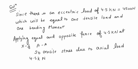 a-steel-bracket-is-subjected-to-a-load-of-45-kn-as-shown-in-the-figure-determine-the-required-thickness-of-the-section-a-a-in-order-to-limit-the-tensile-stress-to-70-mpa-45-kn-50-a-00-50-i-d-52493