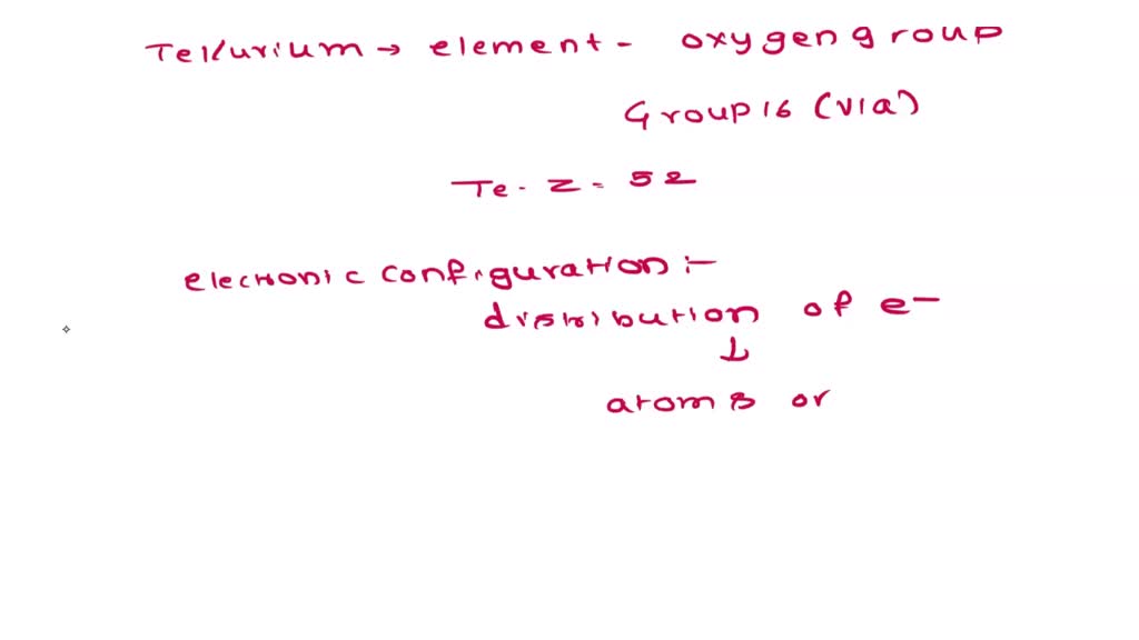 Solved Select The Correct Electron Configuration For Te Z 52 Kr 5s24d105p4