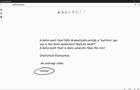 a-data-point-that-falls-dramatically-outside-a-pattern-you-see-in-the-data-would-most-likely-be-what-a-data-point-that-is-more-accurate-than-the-rest-statistical-flucuation-a-average-value-o-40873