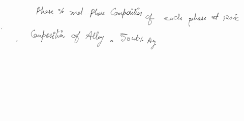 for-500-g-of-cu-ag-alloy-composition-50-wt-ag-at-temperature-1200-c-very-slow-cooling-to-just-below-eutectic-temperature-do-the-following-a-determine-the-phase-present-and-composition-of-eac-96095