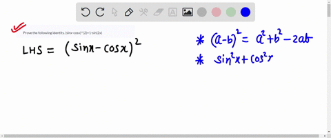 prove-the-following-identity-sinx-cosx21-sin2x-45156