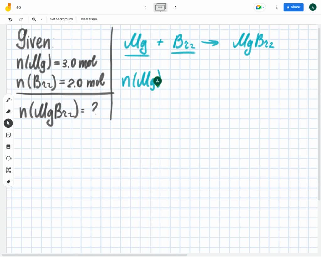 SOLVED How many moles of magnesium bromide are formed when 3.0 moles
