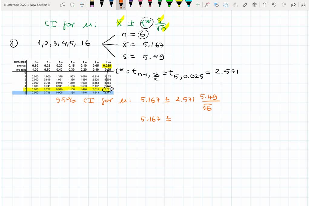 SOLVED: A sample of six clusters is to be taken from a population with ...