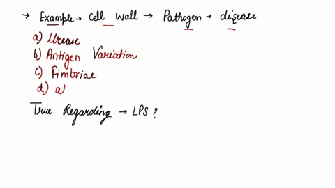 example-of-cell-wall-components-important-for-pathogen-to-cause-disease-are-a-urease_-b-antigen-variation_-c-fimbriae-dall-of-the-above-question-10-which-is-true-regarding-lps-a-exotoxins_-b-80856