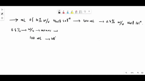 how-many-ml-of-10-wv-nacl-solution-is-needed-to-prepare-500-ml-of-08-wv-nacl-solution-86424