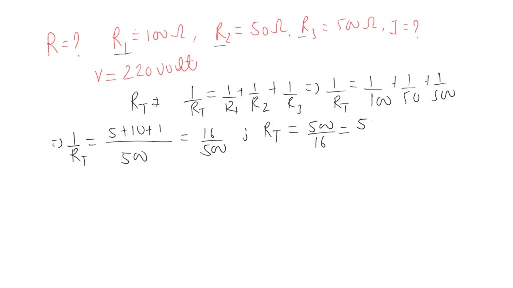 SOLVED An electric lamp of 100 ?, a toaster of resistance 50 ? , and a