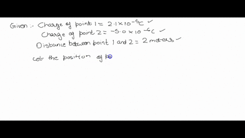 a-positive-point-charge-q1-25-x-10-5-c-is-fixed-at-the-origin-of-coordinates-and-a-negative-point-charge-q2-50-x-10-6-c-is-fixed-to-the-x-axis-at-x-20-m-find-the-location-of-the-places-along-15045