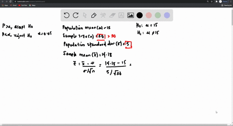 consider-the-following-hypothesis-test-h0-15-ha-15-a-sample-of-50-provided-a-sample-mean-of-1418-the-population-standard-deviation-is-5-a-compute-the-value-of-the-test-statistic-to-2-decimal-64729