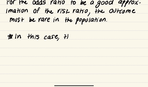 in-a-case-control-study-of-salmonellosis-the-investigators-considered-its-association-with-potato-salad-consumption-the-2-x-2-table-below-summarizes-the-observed-relationship-quiz-5-3-1-the-odds-ratio