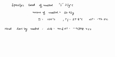 question-15-2pts-apiece-of-metal-weighing-6092-g-was-heated-to-1000c-and-then-put-into-100ml-of-water-initially-at-237c-the-metal-and-water-were-allowed-to-come-to-equilibrium-and-the-final-00392
