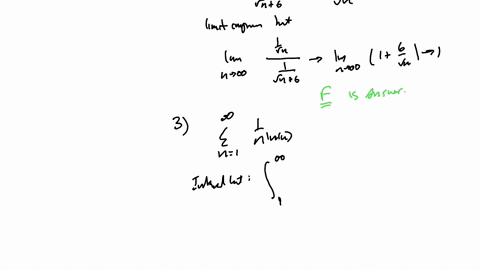 select-the-first-correct-reason-why-the-given-series-diverges-a-diverges-because-the-terms-dont-have-limit-zero-b-divergent-geometric-series-c-divergent-p-series-d-integral-test-e-comparison-with-a-di